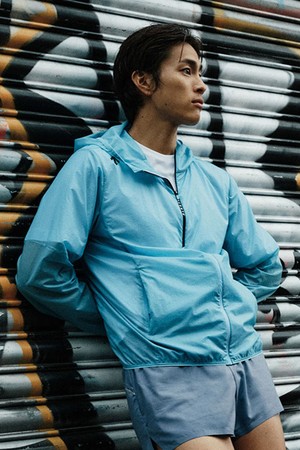 [홍태준 착용] 러닝 에어타스틱 바람막이 민트(SQ313RWB71)