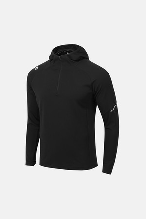 [홍태준 착용] 러닝 속건 후드 티셔츠 블랙(SQ323RTL94)