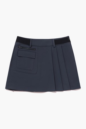 여성 카고 포켓 플리츠 스커트 (GQ322LSK91)_GREY-a