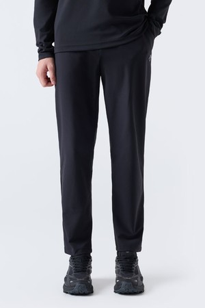 듀얼리스 기모 테이퍼드 팬츠 블랙(SQ421DPTO1)