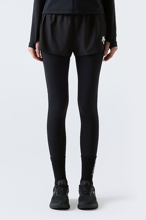 러닝 웜 타이즈 블랙(SQ323RKL81)