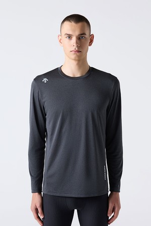 러닝 속건 긴팔 티셔츠 멜란지 그레이(SQ323RTL81)