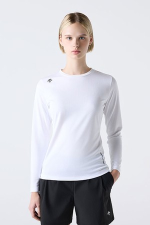러닝 속건 긴팔 티셔츠 화이트(SQ323RTL81)