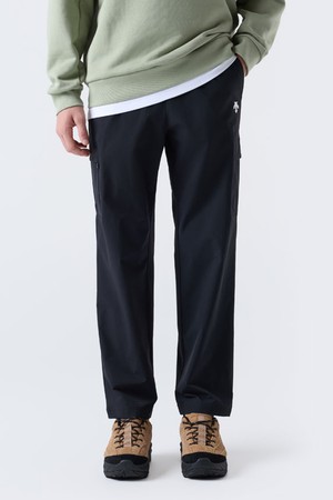 트레이닝 세미 와이드 팬츠 블랙(SQ321TWP83)