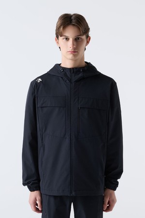 트레이닝 카고 포켓 우븐 자켓 블랙(SQ323TWT81)