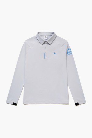 남성 비정형 절개 폴로 긴팔 티셔츠 (GQ321MTL91)_BEIGE-a