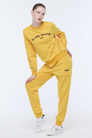 [온라인 전용] 여성 저지 스웻팬츠 (GQ322LPT97)_CAMEL-a