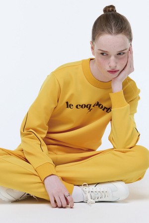 [온라인 전용] 여성 저지 스웻셔츠 (GQ322LRL97)_CAMEL-a