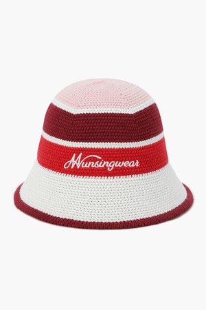 여성 니팅 크로쉐 버킷햇 레드(MQ322LCP82)