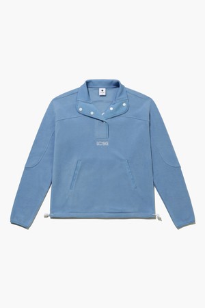 여성 루스터 경량 플리스 티셔츠 (GQ322LRL96)_BLUE-a