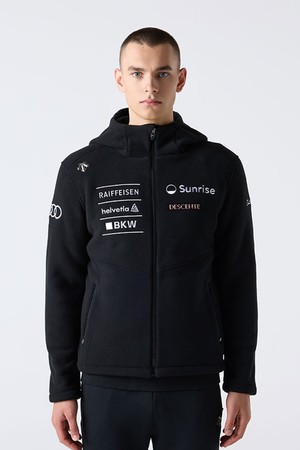 스위스 스키 본딩 플리스 자켓 블랙(SQ423SKTO1)