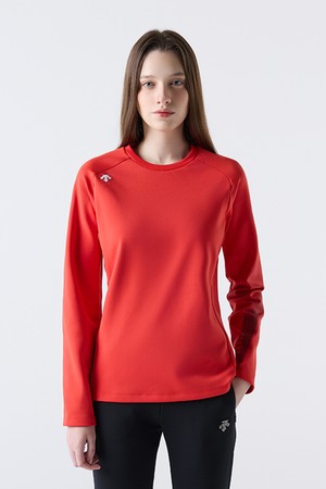 스위스 스키 기모 긴팔 티셔츠 레드(SQ323STL92)