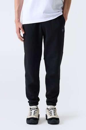 코튼 기모 조거 팬츠 블랙(SQ323UFP92)