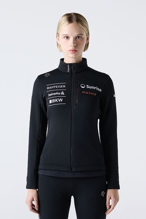 스위스 스키 기모 트레이닝 자켓 블랙(SQ423SFTO1)