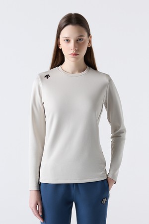 스위스 스키 긴팔 티셔츠 라이트 베이지(SQ323STL93)