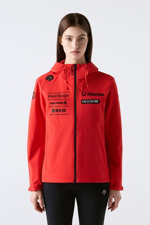 스위스 스키 2LAYER 방풍 자켓 레드(SQ323SJK91)