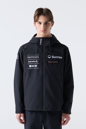 스위스 스키 2LAYER 방풍 자켓 블랙(SQ323SJK91)