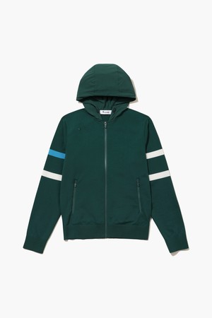 남성 우븐 후드 풀집업 가디건 (GQ321MKC92)_GREEN-a