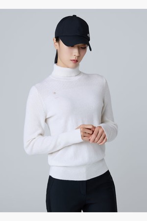 여성 캐시미어 하이넥 스웨터 (DQ31WFKP9I)
