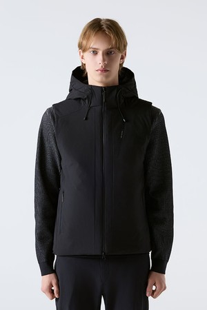 듀얼리스 테그로브 패딩 베스트 블랙(SQ321DPV92)