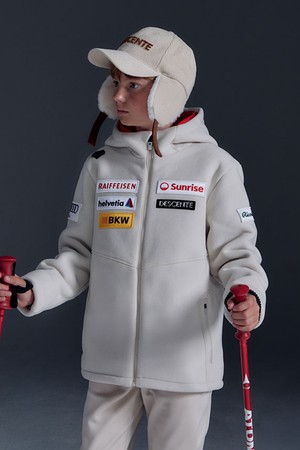 영애슬릿 스위스 스키 본딩 플리스 자켓 라이트 베이지(SQ42JSKTO1)