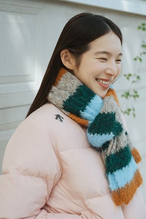 [미유키 착용] 에센셜 푸퍼 덕 다운 자켓 핑크 SQ423UDJO1