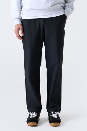 기모 우븐 스트레이트 팬츠 블랙(SQ323UPT92)