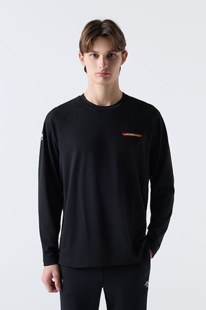 GER 그래픽 긴팔 티셔츠 블랙(SQ321ITL92)