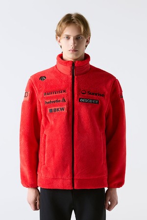 스위스 스키 셰르파 플리스 자켓 레드(SQ423SKTO2)