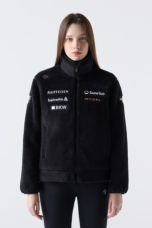 스위스 스키 셰르파 플리스 자켓 블랙(SQ423SKTO2)