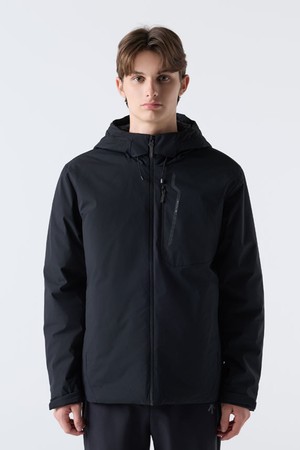 듀얼리스 후드형 패딩 자켓 블랙(SQ421DPDO4)