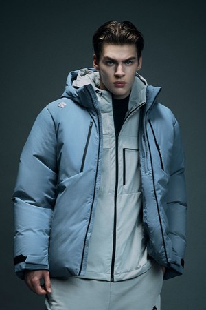 2025 캐논 숏 덕 다운 자켓 블루(SQ323SDJ92)