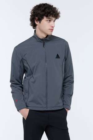 남성 브러쉬드 배색 라이닝 아우터 (GQ321MBL92)_GREY-a