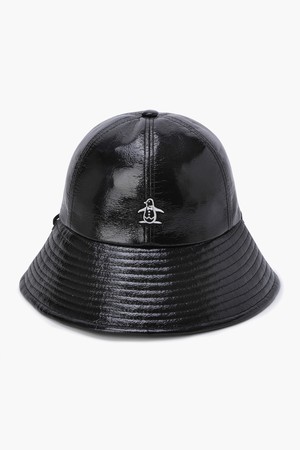 여성 샤이니 비건레더 버킷햇 블랙(MQ322LCP81)