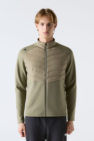 러닝 하이브리드 집업 자켓 카키(SQ323RFT91)