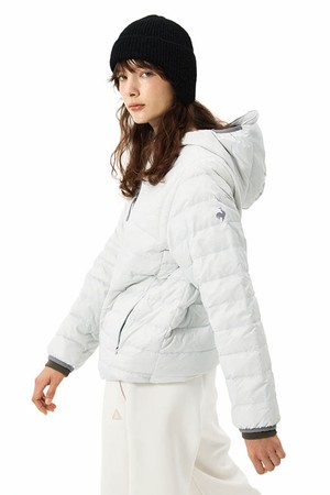 유니 레귤러핏 르에어로 퍼텍스 경량 구스다운 자켓 - 그레이(QQ423EDJO2)