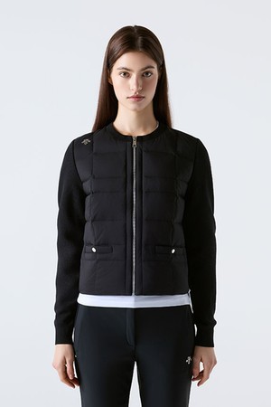 우먼스 초경량 다운 가디건 블랙(SQ422SDJO9)