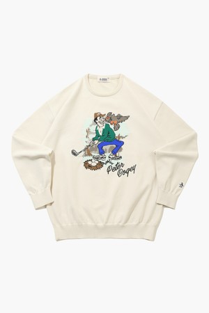 남성 오리지널 피터보기 그래픽 스웨터 MQ411PSWO1