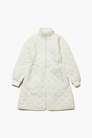 여성 퀼팅 패딩 풀집업 원피스 _CREM GQ322LOP92