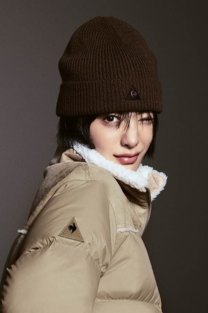 유니 베이직 비니 - 브라운 QQ323ABN91
