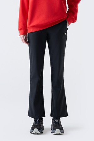 우먼스 본딩 세미 부츠컷 팬츠 블랙 SQ322SPT91