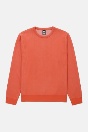 듀얼리스 그라데이션 라운드 스웨터 오렌지 SQ421DHTO3
