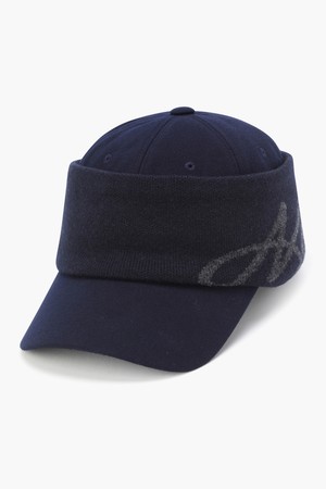 남성 이어 워머 세트 볼캡 다크네이비 MQ421MCPO1