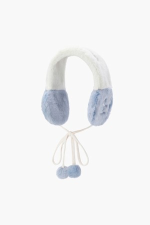 여성 2WAY 이어 머플러 화이트 MQ422LWMO2