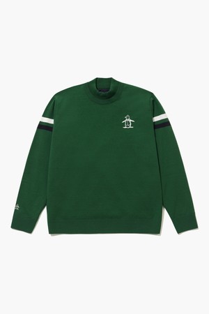 남성 모크넥 방풍 스웨터 그린 MQ421MSWO1