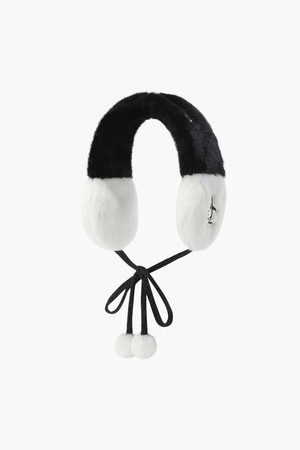 여성 2WAY 이어 머플러 블랙 MQ422LWMO2