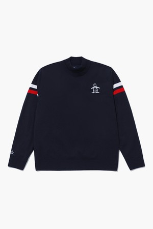 남성 모크넥 방풍 스웨터 다크네이비 MQ421MSWO1