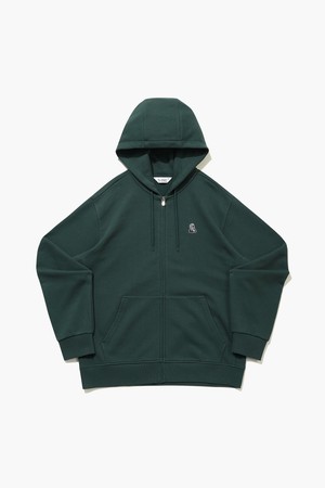 남녀공용 스웻 후드 집업 자켓 딥그린 MQ323PTL92