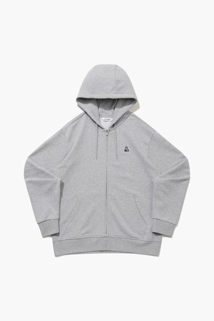 남녀공용 스웻 후드 집업 자켓 멜란지그레이 MQ323PTL92