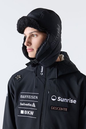 스위스 스키 패디드 트루퍼햇 블랙 SQ323ICP92